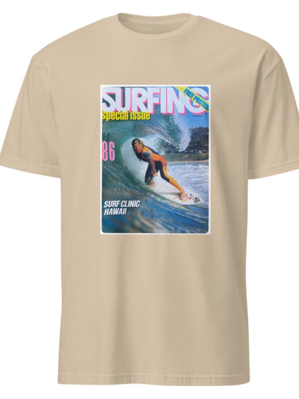 1986 Surfing magazine cover tee large    (Surfer tee - Surfing t-shirt